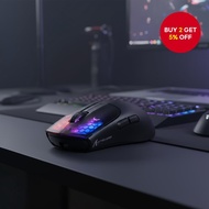 Attack Shark X5 Low Weight Wireless Gaming Mouse with 3 Connection Modes (BT/2.4G/USB-C), RGB Illumi