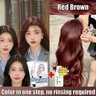 STYLEFIT Hair Color Red Brown Hair Color【100ml Hair Dye+100ml Oxidant】Hair Color Permanent