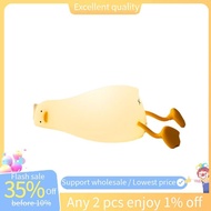 In stock-Lying Flat Duck Night Light, LED Squishy Duck Lamp, Cute Light Up Duck, Nightlight, Recharg