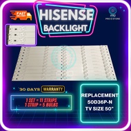 HISENSE 50 INCH LED TV BACKLIGHT 50D36P-N ( LAMPU TV ) 50D36P 50D36PN