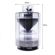 Aquarium Filter Bucket Multi Functional Round Shape Fish Tank Filter Automatic Suction Cleaner