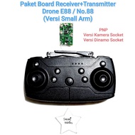 E88 Drone Transmitter + Board Receiver Package / No.88 (Socket Version (Small Arm Version)