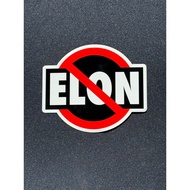 Funny Tesla Elon Musk Sticker, Anti Elon Musk, Regret Sticker for Cars & Trucks, No Elon