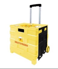 ❤️Line Friends摺疊式兩輪拉桿購物車❤️