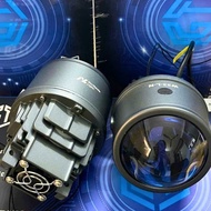 Đèn Bi gầm P90 Plus - 3 màu thay đổi màu qua từng lần bật tắt Công suất 65W Có trợ pha Laser có quạt