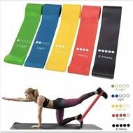 Natural Latex Resistance Loop Bands [#Hip Bands  #Glutes Bands  #Squat Bands  #Toning Bands] (5 Resi