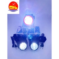 Bright Rechargeable Headlamp 9LED White Color / 1LED White Color / 2A Battery 1LED White / 2A Batter