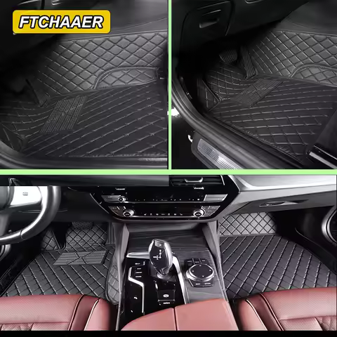 Custom Car Floor Mats For Toyota BZ3 BZ5 BZ4X BZ3X Auto Carpets Foot Coche Accessorie