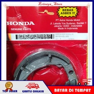 ORIGINAL AHM Kampas Rem Belakang Motor Honda Vario 110 125 150 Beat FI F1 Scoopy Spacy PCX B KZL Original Ori