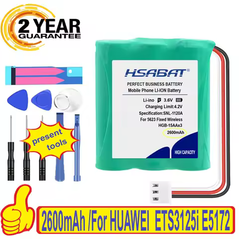 Top Brand 100% New Battery for HUAWEI 5623 Fixed Wireless Phone ETS3125i E5172 ETS5623 2222+515H Bat