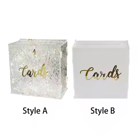 Acrylic Wedding Cards Boxes Party Favors Greeting Card Box Acrylic Card Box for Reception Graduation