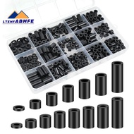 Nylon Spacers, Plastic Spacers Washers Assortment Set 345 Pcs Electrical Outlet Screw Spacers, M3  B