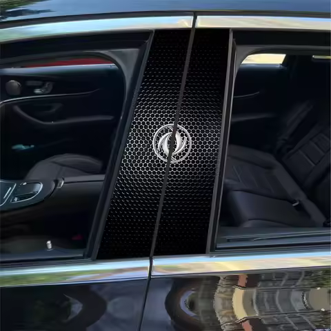 2Pcs Car Center Pillar Sticker Auto B Pillars Protective Film For Dongfeng DFSK AX7 Glory 580 DFM S3