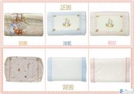 【貝比龍婦幼館】奇哥 Peter Rabbit 粉彩比得兔乳膠中童枕枕套2入+枕心 (粉/藍) 抗菌防蟎 柔軟透氣