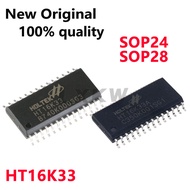 (5-10piece) New Original HT16K33 SOP24 HT16K33 HT16K33A SOP28 RAM map 16*8 LED controller driver chi