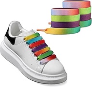 2 Pairs 1/2''(1.2cm) Flat Thick Shoe Laces, Jumbo Fat Wide Shoelaces Replacement Laces for Alexander