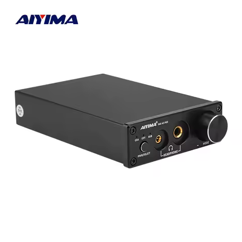 AIYIMA Audio DAC A5 Pro TPA6120 Mini HIFI USB DAC Decoder Audio headphone Amplifier 24BIT 192KHz LM4