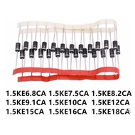 20PCS Brand New 1.5KE12CA 1.5KE15CA 1.5KE16CA 1.5KE18CA 1.5KE20CA 1.5KE22CA 1.5KE24CA TVS Diode 1.5K