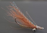 Crazy Charlie Bonefish Fly Fishing Flies - Tan- Mustad Signature Duratin Fly Hooks - 6 Pack