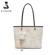 Foxer Womens Tote Bags lady commuter large bag top handle handbag