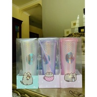 PUSHEEN TUMBLER CRYSTAL COLD CUP WATSON MALAYSIA