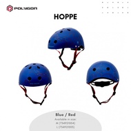 Bisa Faktur ! Helm Sepeda Polygon Hoppe Blue Red. Bmx Seli Model Batok