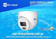 กล้องวงจรปิด IP DOME HP-97D204PELOD-M คมชัด 2.0 Mega pixel Full color