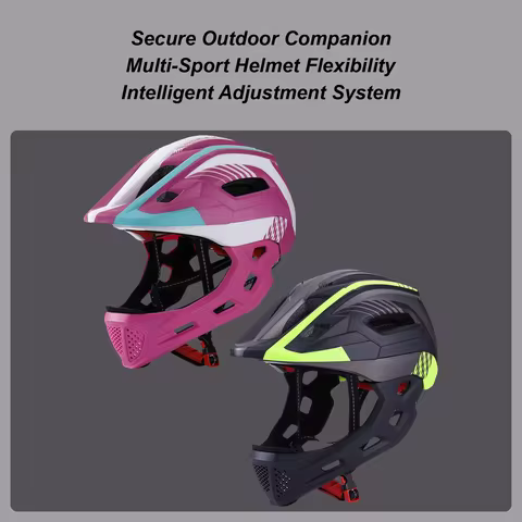 Youth Full Face Helmet Cycling Head Protective Gear Child Motorcycle Helmet For Boys Girls Youth Rid