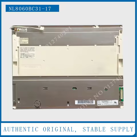 Original 12.1 Inch NL8060BC31-17 NL8060BC31-17D NL8060BC31 17 27 121BLM15 NL8060BC31-27 LCD Display 