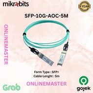 MIkrobits SFP Active Optical Cable 10G 5M SFP-10G-AOC-5M