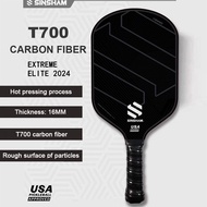 SINSHAM T700 Carbon Professional 16mm Pickleball Paddle Fiber Hot Stamping Pickle Ball Bat Paddle Ro