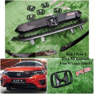 Honda City 2020-2021 gn2 RS Front Grill grille with eyelips RS emble + H logo New Sport 100%perfect fitting*ready stock*
