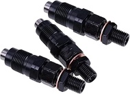 3 Pcs Fuel Injector Assembly 16871-53904 Compatible for Kubota Engine D902 D722 Tractor BX1860 BX238
