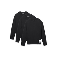 Jil Sander Crew Neck Cut And Sew Black Unused