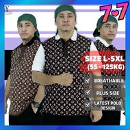 CY 8107 100% COTTON CASUAL MAN POLO COLAR SHIRT / T.SHIRT POLO VIRAL / KOLAR TEE 3XL 4XL 5XL