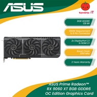 ASUS PRIME Radeon RX 9060 XT 8GB / 16GB GDDR6 OC Edition Graphics Card