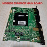 HISENSE TV 65A6100K POWER & MAIN BOARD TCON WIFI CARD LVDS RIBBON TAKEN OUT FROM TV SCREEN CRACK.