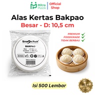(500 pcs) Bakpao Paper 10.5 cm Bakpau Paper 10.5 cm White Bapao Base White Pao