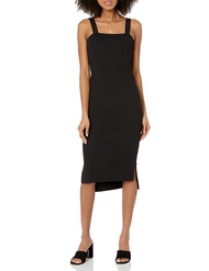 Women's Amelia Square-Neck Strappy Bodycon Midi Tank Dress