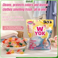 8X Deep Clean Laundry Beads 5 IN 1 Concentrated Fragrance Laundry Capsules & Anti-Mite 99% Antibacte