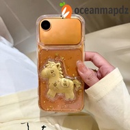 OCEANMAPDZ Golden Horse Accessories, Creative Cute Gold Pony Keychain Accessories, Ornament Chinese 