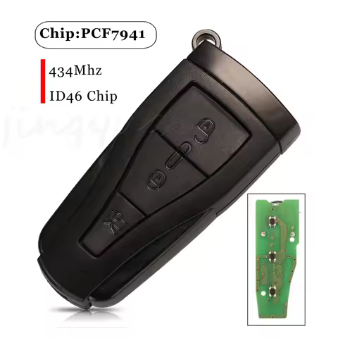 jingyuqin For MG Morris Garages MG6 MG550 Roewe 550 E550 3Buttons Smart Remote Car Key Fob 434Mhz ID