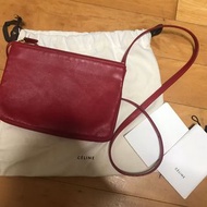 Celine Trio Red handbag shoulder bag