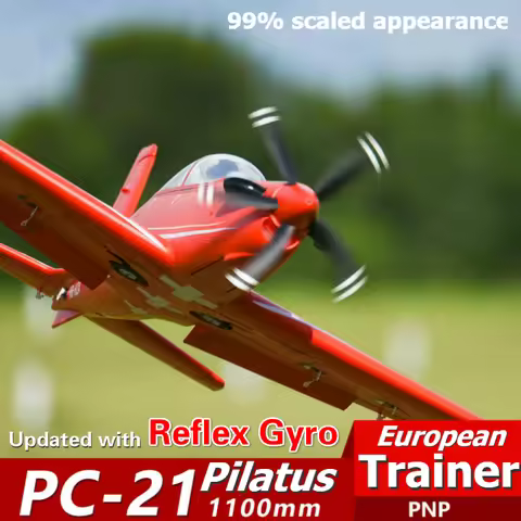FMS 1100mm PC-21 PC21 PNP RC Airplane Pilatus Trainer Plane 6CH 4S EPO Scale Model Aircraft Avion EP