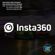[ INSTA360 ]  Logo Sticker / Decal (High Quality Sticker)