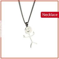 [7 pcs/pack] Funny Graffiti Necklace Metal Craft Necklace