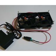 Fan DOUBLE POWERFULL COOLING FAN WIFI MODEM ROUTER COOLER