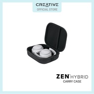 Creative ZEN Hybrid Compact Headphone Carry Case - New Lightweight Black Compatible with Multiple He