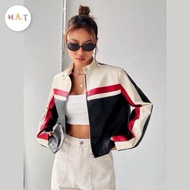 Latest crop Leather Jacket Leather Woman Jacket Jacket Woman
