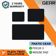 Flexi Tech FNATIC GEAR FOCUS 3 Gaming Mousepad MICRO-KNIT STITCH WATER-REPELLENT SURFACE